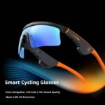 KDEAM Smart Cycling Glasses - Bluetooth Audio & Voice Navigation Sports Sunglasses