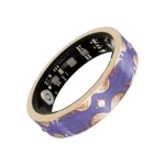 V10 Enamel Smart Ring - Retro Jewelry Health Tracker with Heart Rate, Sleep & Remote Camera - Image 12