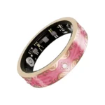V10 Enamel Smart Ring - Retro Jewelry Health Tracker with Heart Rate, Sleep & Remote Camera - Image 6