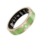 V10 Enamel Smart Ring - Retro Jewelry Health Tracker with Heart Rate, Sleep & Remote Camera - Image 4