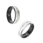 Da Rings Titanium Smart Ring - Ultra-Light Health Tracker with Blood Pressure & 128 Sports Modes