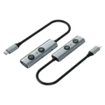 V294 AI USB-C Docking Station (5-in-1) - Portable Hub with Voice Transcription & One-Click AI Assistant - Image 3