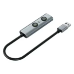 V294A AI USB-A Docking Station (5-in-1) - Portable Hub with Voice Transcription & One-Click AI Assistant - Image 2