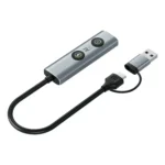 V294B AI USB-C & USB-A Docking Station (5-in-1) - Dual-Plug Hub with Voice Transcription & AI Assistant - Image 2