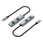 V296 AI USB-C Docking Station (7-in-1) - 4K HDMI Hub with PD 3.0, Voice Dictation & One-Click AI Assistant - Image 3