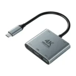 V77L 5-in-1 USB-C Hub - 4K@60Hz HDMI Adapter with PD 3.0 & USB 3.0 for AR Glasses