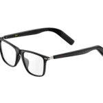 Slim Temple AI Smart Audio Glasses - 5mm Ultra-Thin Bluetooth Eyewear with IP68 Waterproof & Voice Assistant